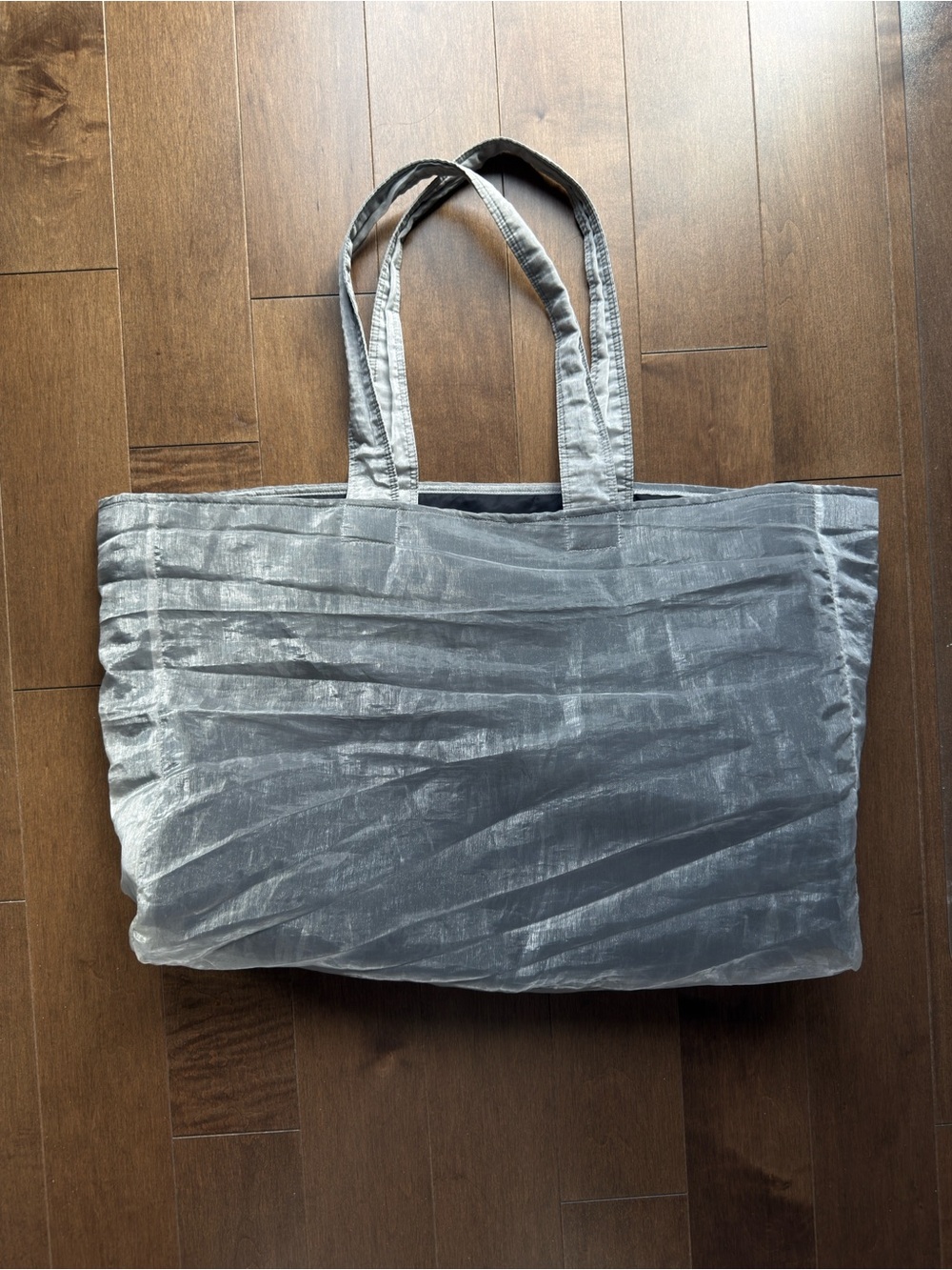 Cole Buxton - Silver Organza Tote Bag